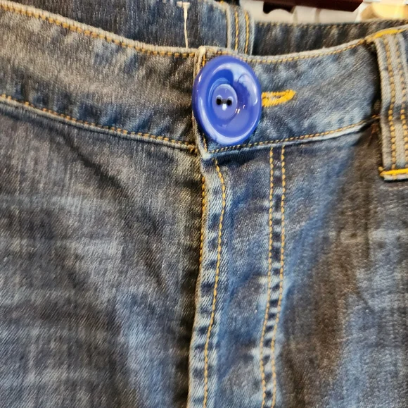 MAURIZIO MASSIMINO DARK WASH, MADE IN ITALY SIZE EU 42 STRAIGHT LEG - Picture 8 of 16